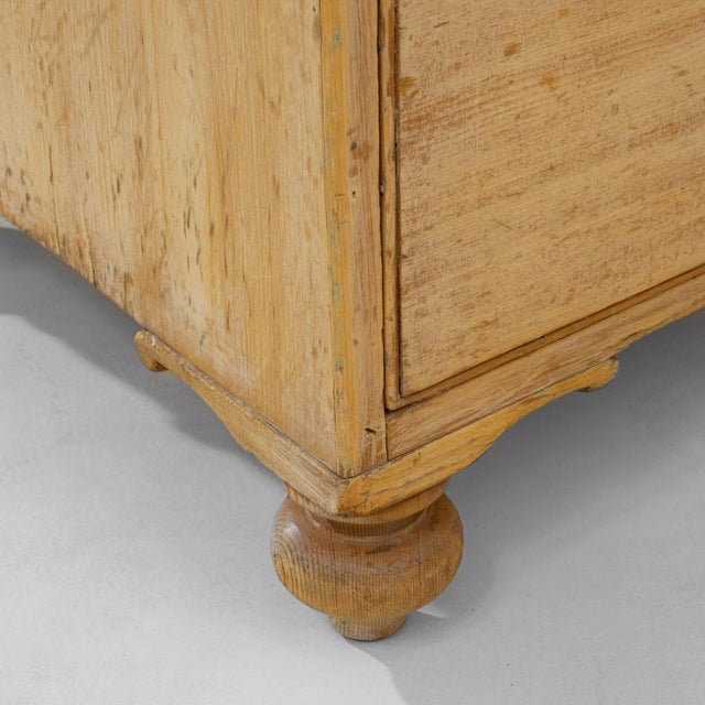 19th Century English Wooden Chest Of Drawers For Sale - Image 10 of 18