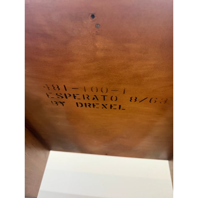 Chestnut Vintage Mid-Century Drexel Esperanto Desk For Sale - Image 8 of 12