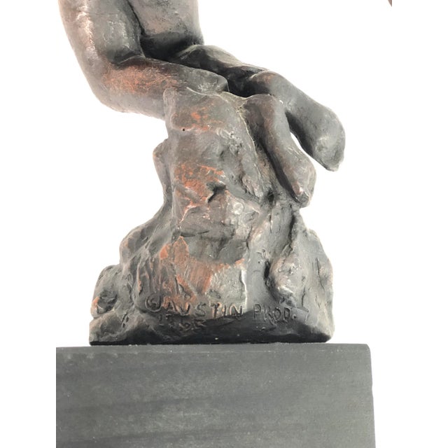 Black 1965 Mid Century Austin Productions Sculpture For Sale - Image 8 of 10