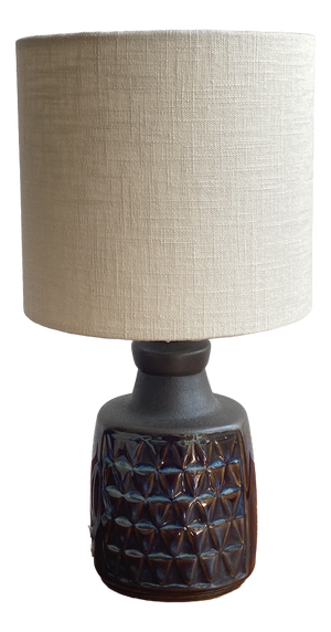 Danish Blue Series Stoneware Table Lamp by Einar Johansen for Søholm Stentøj, 1960s