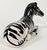 Figurative Vintage Ceramic Seated Zebra Figure For Sale - Image 3 of 7