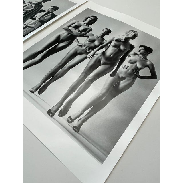 1980s "Sie Kommen Nude, Paris 1981" by Helmut Newton Vintage Silver Gelatin Print For Sale - Image 5 of 11