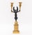French Empire Style Patinated and Gilt Metal Candelabra, Pair For Sale - Image 3 of 11