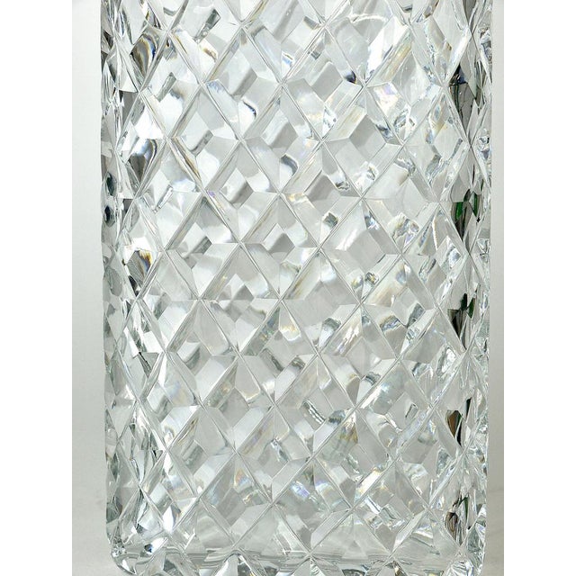 Austrian Facetted Crystal Glass Vase by Claus Josef Riedel, 1970s For Sale - Image 10 of 18