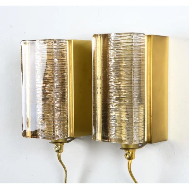 Brass 1960's Danish Vitrika Mini Gold Wall Sconces - A Pair For Sale - Image 8 of 12