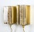 Brass 1960's Danish Vitrika Mini Gold Wall Sconces - A Pair For Sale - Image 8 of 12