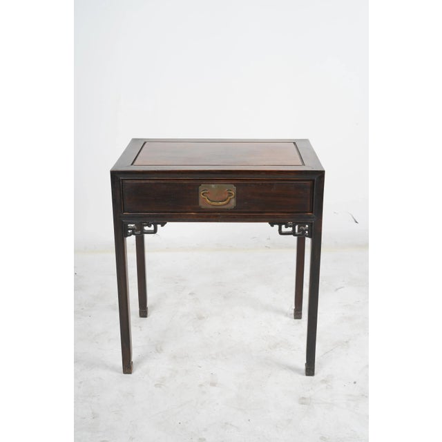 Chinese Hardwood Writing Table Desk or Side Table. Beautiful carved details. Multipurpose.