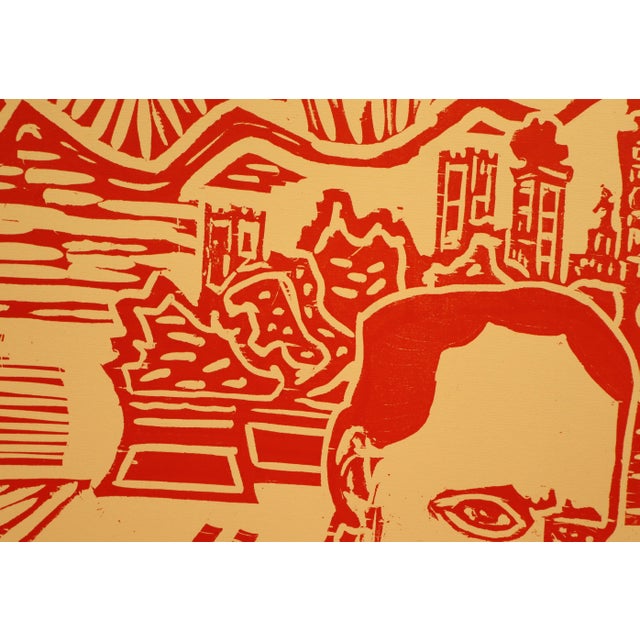 Bellora, Luccan Figure, 1970s, Lithograph, Framed For Sale - Image 7 of 16