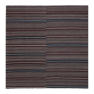Striped Turkish Kilim Rug 9'4'' X 9'6''