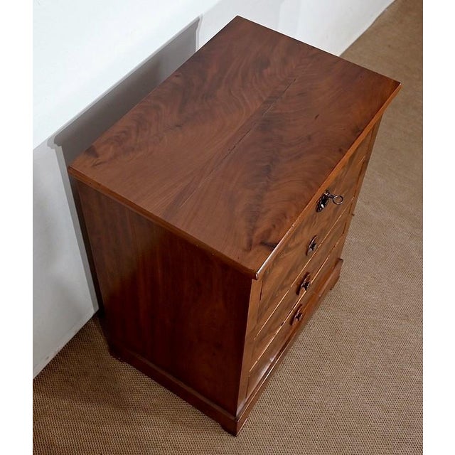 Small Commode in Mahogany, Late 19th Century For Sale - Image 5 of 18