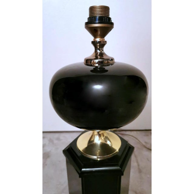 Maison Jansen 1970s Maison Jansen Attributed Hollywood Regency Style French Table Lamp For Sale - Image 4 of 13