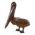 Monumental Art Moderne Bronze Pelican Sculpture, USA, Circa 1940s For Sale