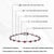 VRJewels 2.9ct Red Ruby & Diamond Tennis Bracelet in 14k White Gold For Sale - Image 12 of 16