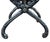 French Garden or Conservatory Table With Marble Top Over Polished Steel For Sale - Image 10 of 10