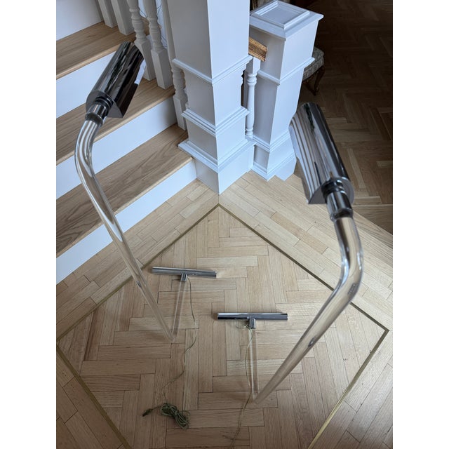 Peter Hamburger Peter Hamburger Crylicord Floor Lamps for Kovacs - 1970s For Sale - Image 4 of 18