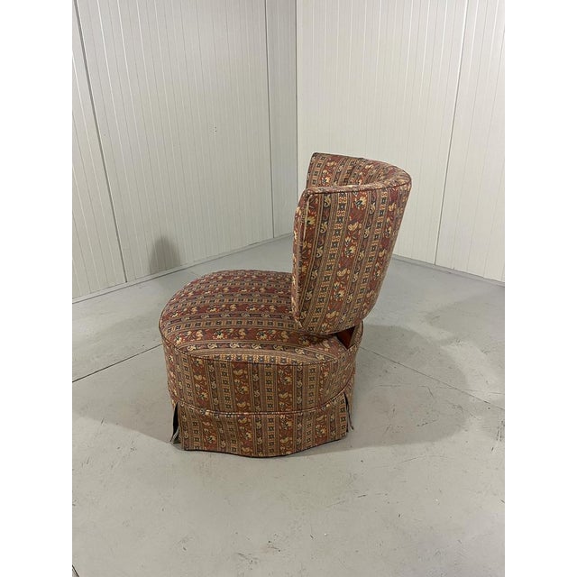 Lovely cocktail/side chair by or in the style of Otto Schulz, Germany. Springcoiled seat, very nice shaped back rest,...