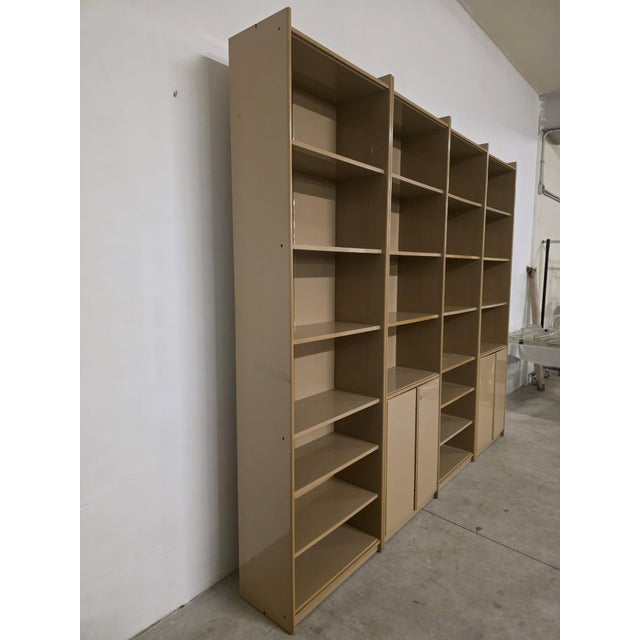 Olinto Bookcase by Kazuhide Takahamafor B&B Italia / C&B Italia, 1970s, Set of 4 For Sale - Image 4 of 11