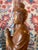 1950s Handcarved Satinwood Buddha For Sale - Image 10 of 10