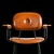 A highly collectible piece: an iconic office or conversation chair/armchair, designed by renowned designer Marco Zanuso...