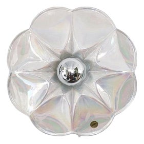 Mid-Century Iridescent Porcelain PAN Wall Lamp from Goebel, Germany, 1970s For Sale