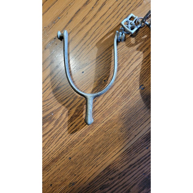 Antique Metal Spurs For Sale - Image 4 of 10