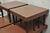 Vintage Mid Century Modern Two Tier Step Walnut Laminate Spindle End Table, Pair For Sale In Philadelphia - Image 6 of 15