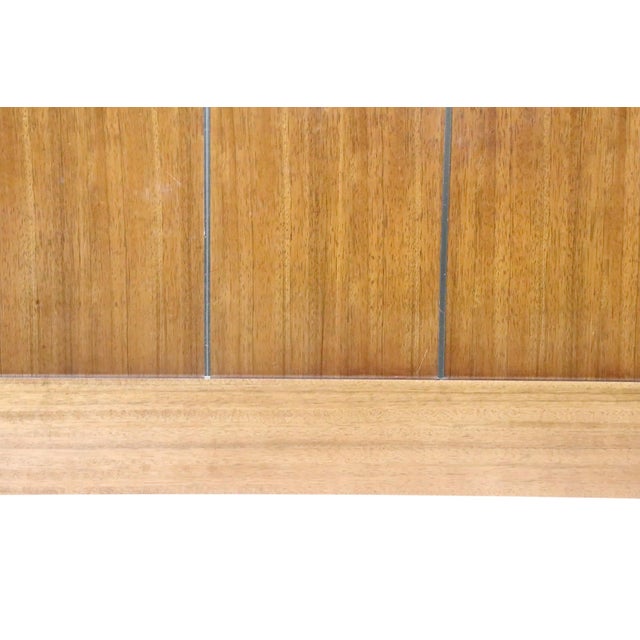 Brown Mid Century Full Size Headboard Bed C 1950/60's For Sale - Image 8 of 8