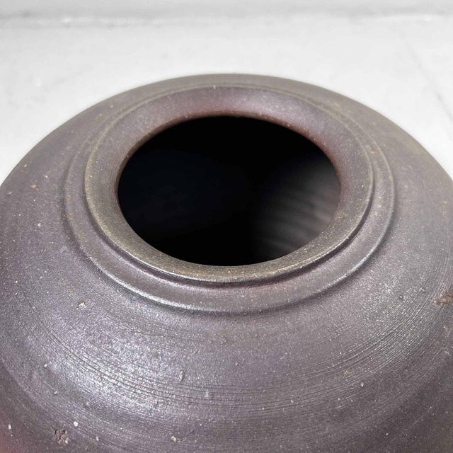 Earthenware Bizen-Yaki Tsubo Vase, Japan, 1920s For Sale - Image 13 of 18