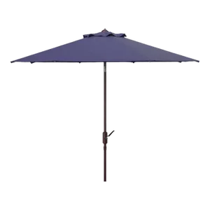 Outdoor Herla 11ft Auto Tilt Market Umbrella - Navy