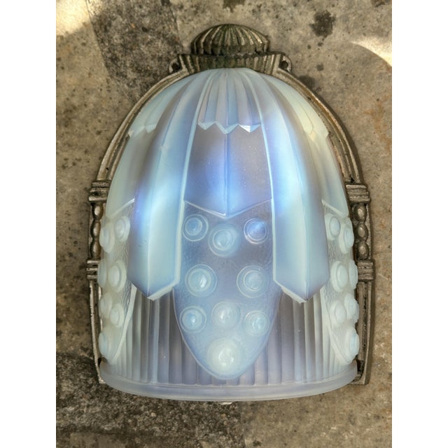 Art Deco Wall Sconces by Georges Leleu, 1930, Set of 2 For Sale - Image 3 of 18