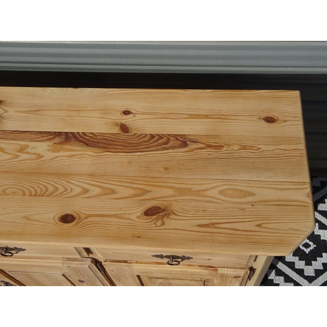 Natural Pine Sideboard, 1980s For Sale - Image 18 of 18