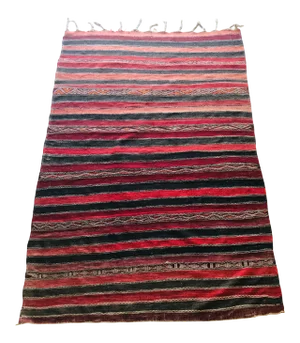 Middleast Stripe Flat-Weave Design Kilim 97x64