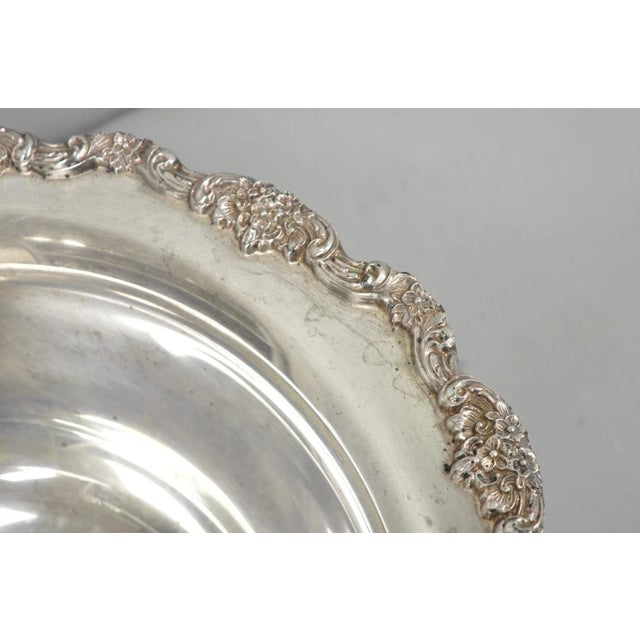 Mid 20th Century Towle Victorian Silver Plated Floral Punchbowl Champagne Chiller Ice Bucket For Sale - Image 10 of 16