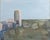Swedish Artist, Modernist Landscape with a Tall Building, 1960s, Oil on Canvas For Sale - Image 6 of 6