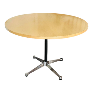 Eames Round Table by Charles & Ray Eames for Herman Miller – Mid-Century Modern Bistro Table With Contract Base