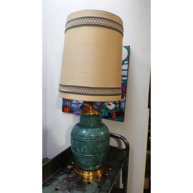 Vintage Table Lamp, 1950s, in Very Good conditions. Designed 1950 to 1959 European Plug (up to 250V).The wiring of this...