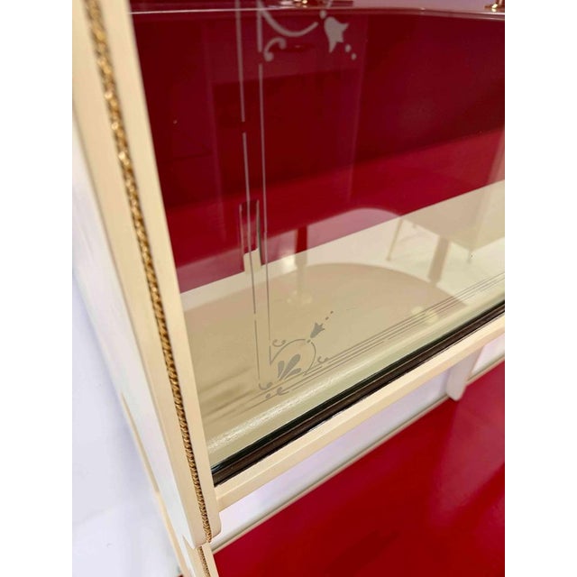 Vintage Art Deco Italian Bar in Parchment by Gio Ponti, 1950s For Sale - Image 10 of 17