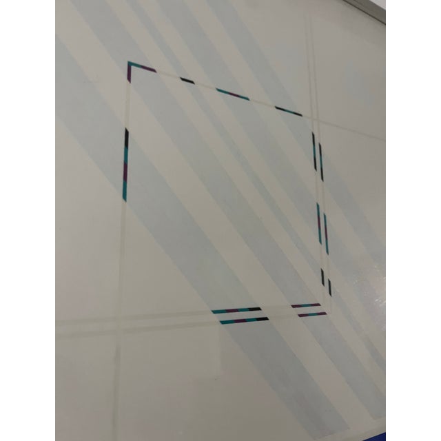 Postmodern Postmodern Serigraph Signed Rafael Bogarin For Sale - Image 3 of 7