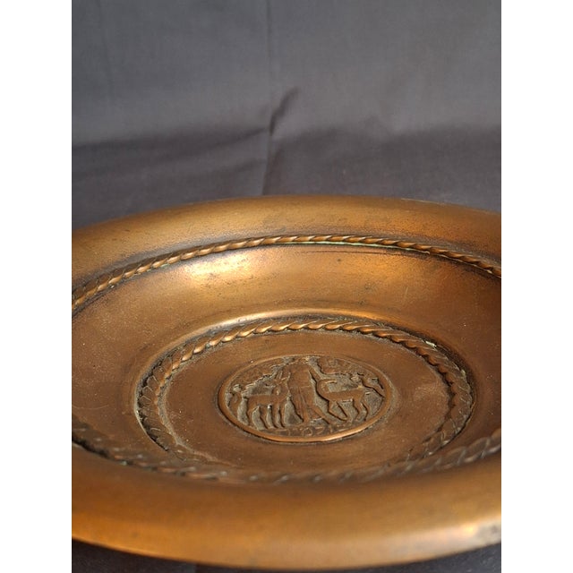 Rare 1948 Transition Copper Plate Tzfat Canaan Workshop Palestine & Israel Marks For Sale In Boston - Image 6 of 15