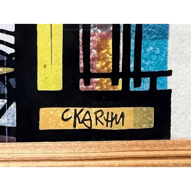 1970s Kyoto Japan Print by Clifton Karhu 1927 - 2007, Framed For Sale - Image 5 of 11