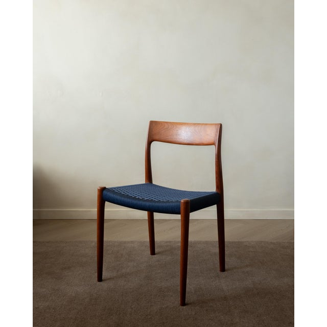 Wood Danish Modern Teak Dining Chairs Model 77 by Niels Otto Møller for j.l. Møllers Møbelfabrik, Denmark, 1960s, Set of 6 For Sale - Image 7 of 18