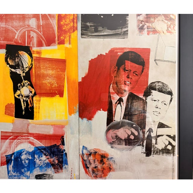 Robert Rauschenberg Robert Rauschenberg Exhibition Poster 1989, Featuring Axle 1964 - Cologne-Paris For Sale - Image 4 of 9
