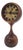 Modern Wooden Table Clock, East Germany, 1960s For Sale