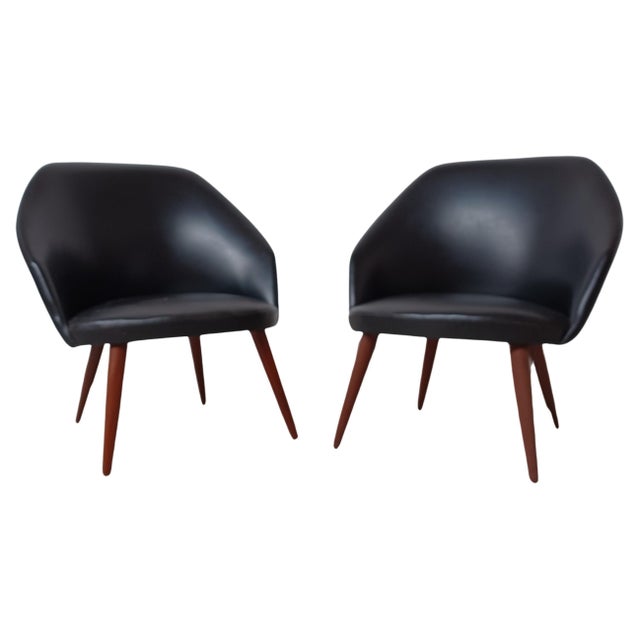 Set of Lounge Chairs by Ejvind Johansson, Restored with Customizable Reupholstery, 1960s For Sale - Image 15 of 15