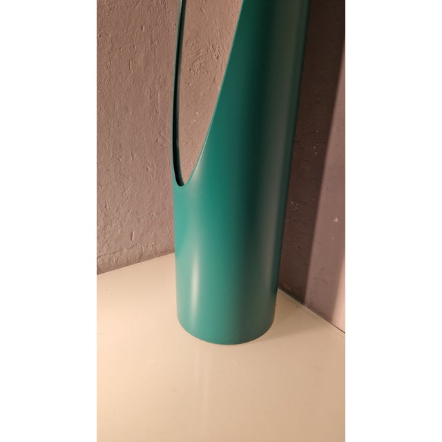 Model Unghia Nail Lipstick Floor Mirror in Petrol Green For Sale - Image 5 of 15