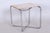 Bauhaus Stool in Chrome-Plated Steel attributed to Mücke Melder, Czechia, 1930s For Sale - Image 6 of 6