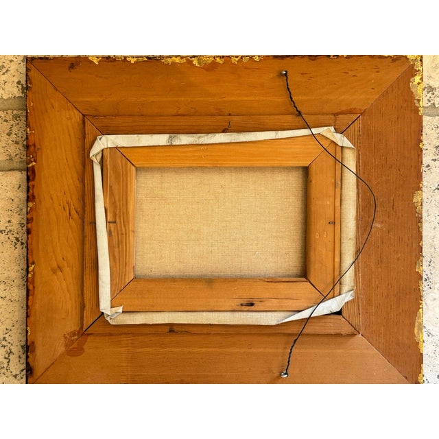 Original Oil Painting on Board: Contemplating Time by Clifton Hofa (1967) For Sale - Image 9 of 9