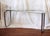 Metal 1960s Modern Chrome Hairpin Tube Table With Glass Top For Sale - Image 7 of 12