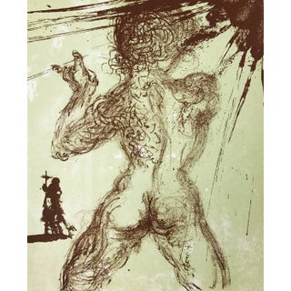 Salvador Dali Original Lithograph Le Pecheur 1967 For Sale