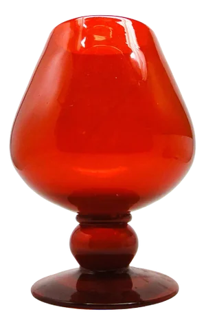 Vase by J. Słuczan-Orkusz for Cracow Institute for Glassworks, Poland, 1970s